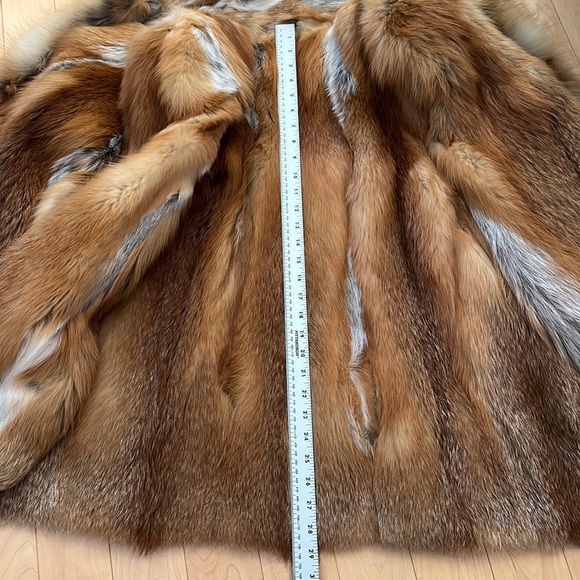 Genuine Natural Red Fox Fur Jacket - NWT - Picture 16 of 17